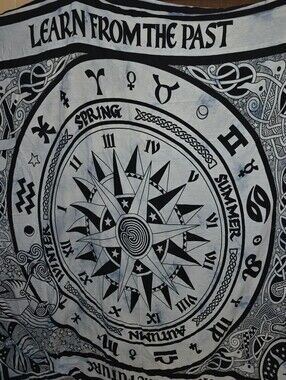 Black & White Zodiac Wall Tapestry